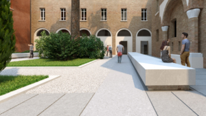 03 cortile-progetto studio silvestri -render lomarco